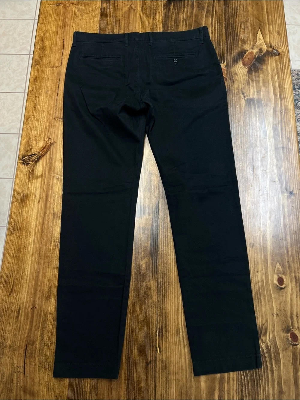 J. Crew 484 Slim-fit stretch chino pant in Black Size 36x34 NWT